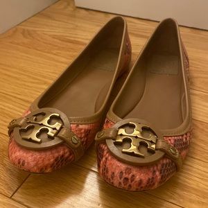 Tory Burch Pink Cros Ballet flats
